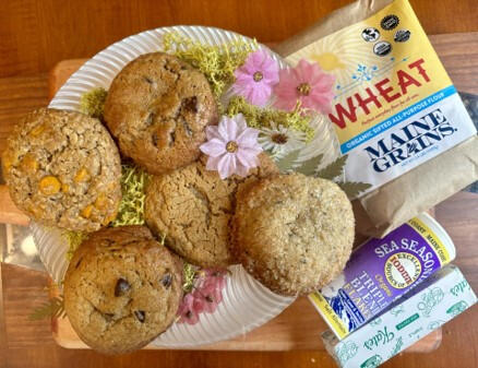 Picture of baked cookies.